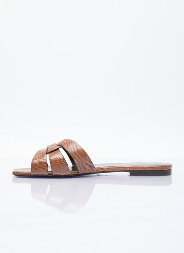 Saint Laurent Tribute Sandals Brown sla0255050