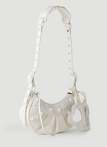 Balenciaga Le Cagole XS Shoulder Bag White bal0251102