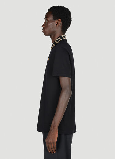 Cotton Polo Shirt Versace Cotton Polo Shirt Black ver0153013
