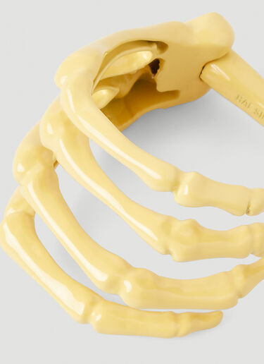 Raf Simons Skeleton Hand Bracelet Yellow raf0148022