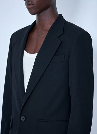 LN-CC® - Acne Studios: Fitted Suit Jacket - Black Acne Studios Fitted Suit Jacket Black acn0165047