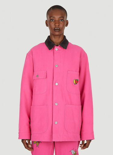 Sky High Farm Workwear Workwear Canvas Chore Jacket Pink skh0350014