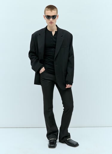 편안한 핏 정장 블레이저  Acne Studios 편안한 핏 정장 블레이저  블랙 acn0153009