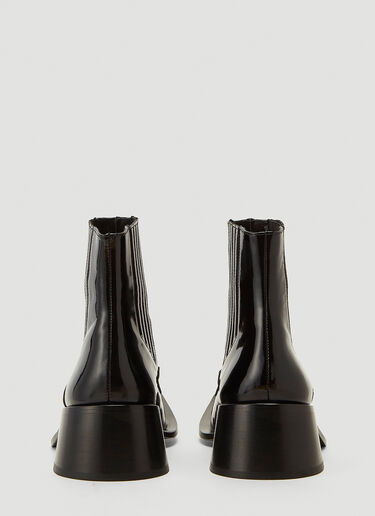 Martine Rose Squared-Toe Ankle Boots Black mtr0239004