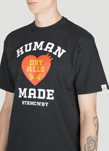 ファイヤーハート グラフィックTシャツ Human Made ファイヤーハート グラフィックTシャツ ブラック hmd0152019