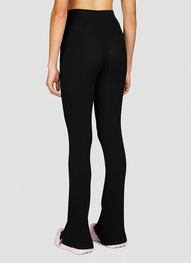 Knit Zipped Pants Moncler Knit Zipped Pants Black mon0253041