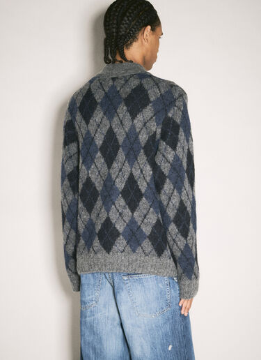 Our Legacy Evening Polo Sweater Grey our0358020