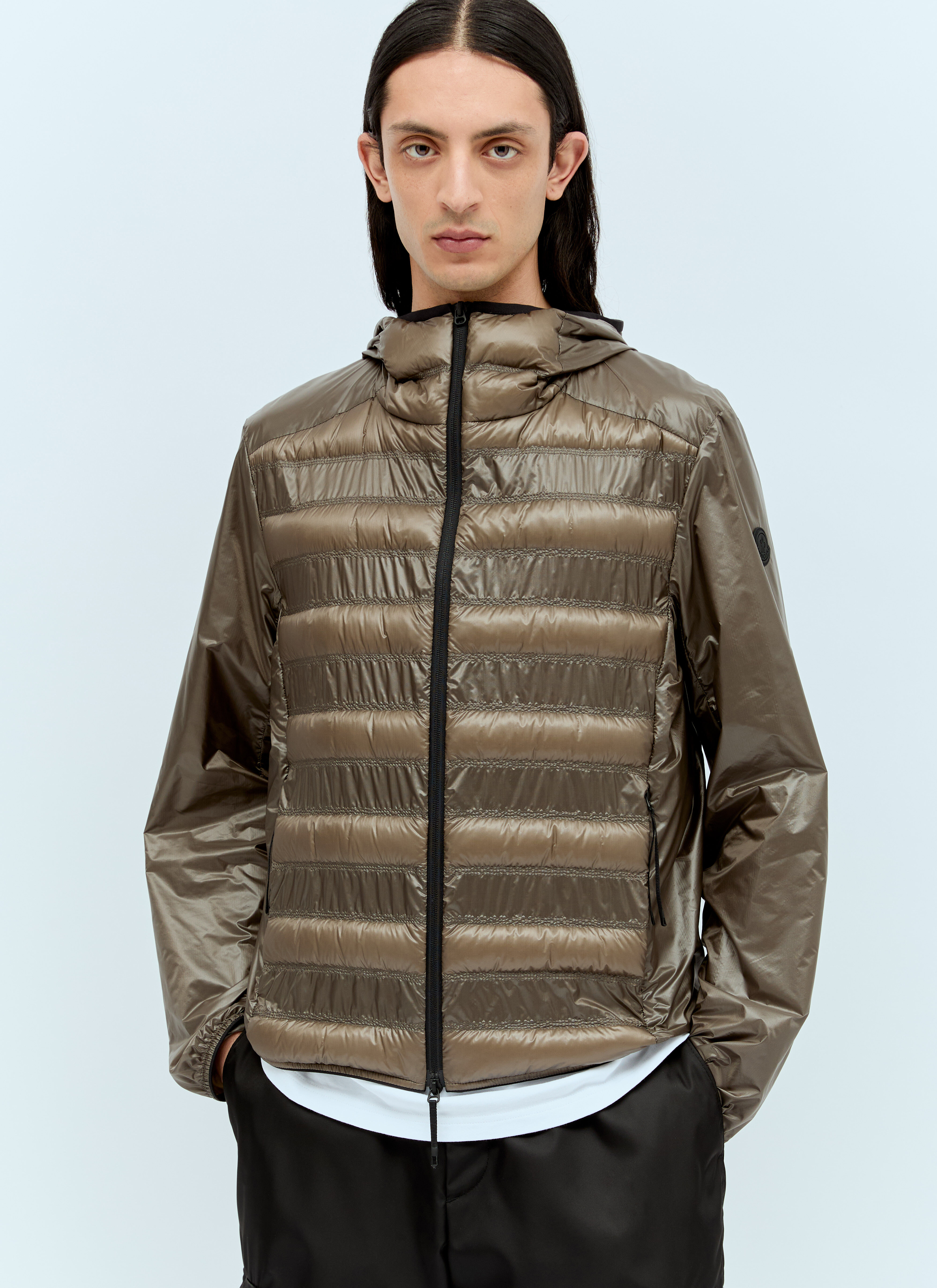 Moncler Luseney Short Down Jacket Brown mon0156022