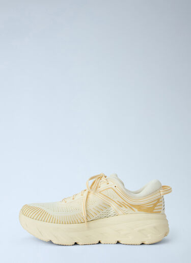 LN-CC® - HOKA: Bondi 7 Sneakers - Cream HOKA Bondi 7 Sneakers Cream hok0265007