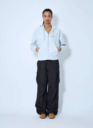 Carhartt WIP W' Hooded American Script Sweatshirt White wip0259003
