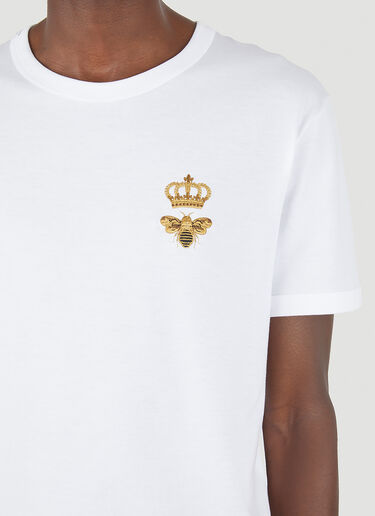 Dolce & Gabbana Embroidered T-Shirt White dol0145012