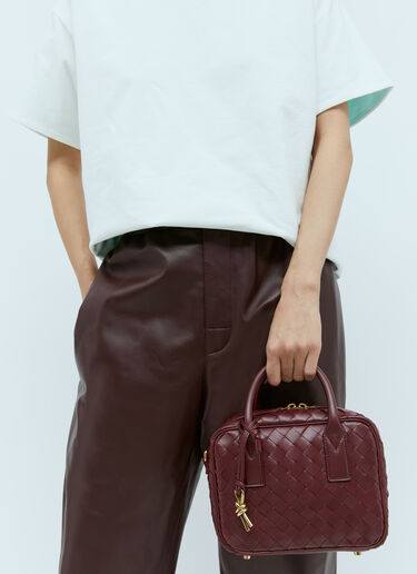 Bottega Veneta Small Getaway Handbag Burgundy bov0255076