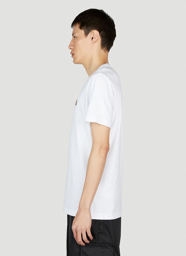 Moncler Logo Patch T-Shirt White mon0151019