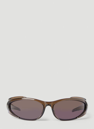 Balenciaga Reverse Xpander Sunglasses Brown bal0151084