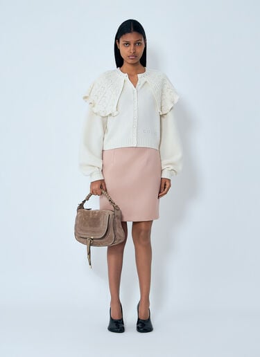 Chloé Wool-And-Cashmere-Blend Cardigan White chl0263032