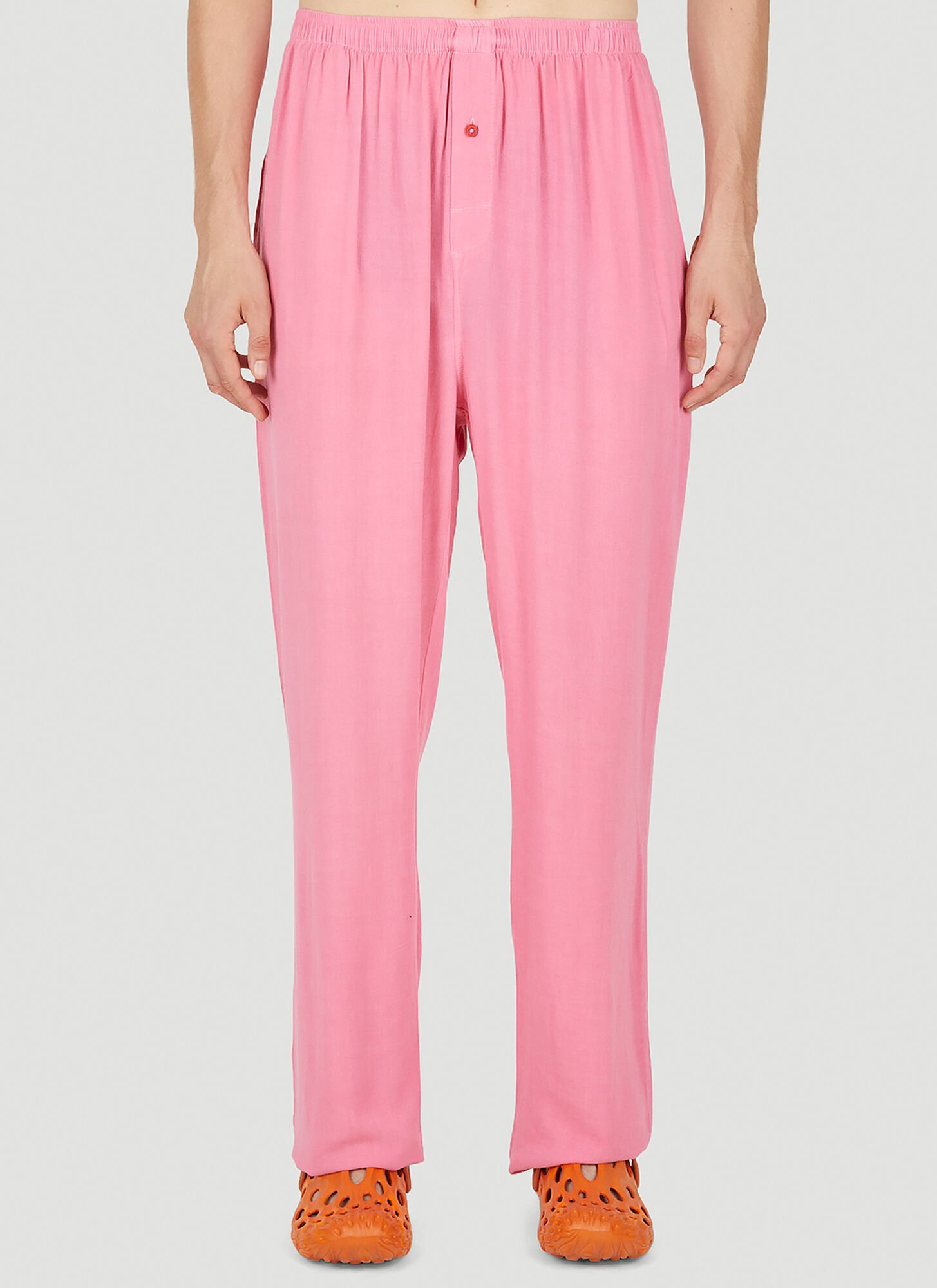 Gallery Dept. Chateau Josue Cotton Pyjama Trousers In Pink
