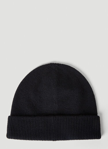 Acne Studios 페이스 패치 비니 햇 블랙 acn0251019