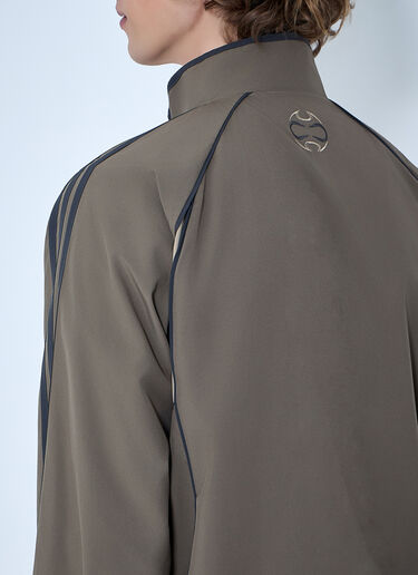 adidas Track Jacket in Technical Fabric Brown adi0164004