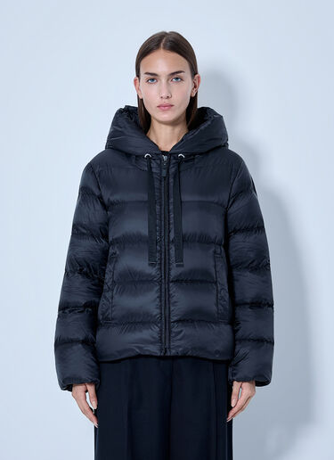 LN-CC® - Max Mara: Padded Hooded Jacket - Black Max Mara Padded Hooded Jacket Black max0266153
