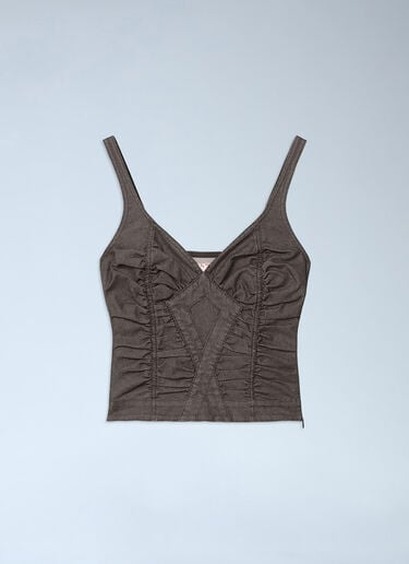 Miss Sixty x KNWLS Ruched Top Black msk0263019