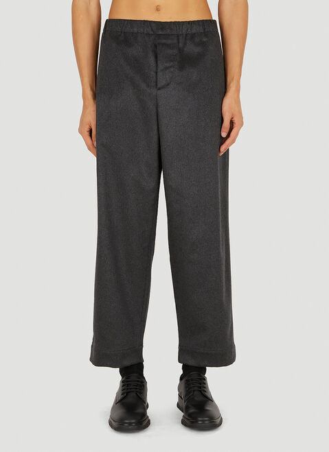 META CAMPANIA COLLECTIVE Ed Cashmere Drawstring Pants Red mtc0148012