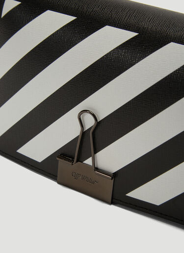 Off-White Striped Shoulder Bag Black ofw0238016