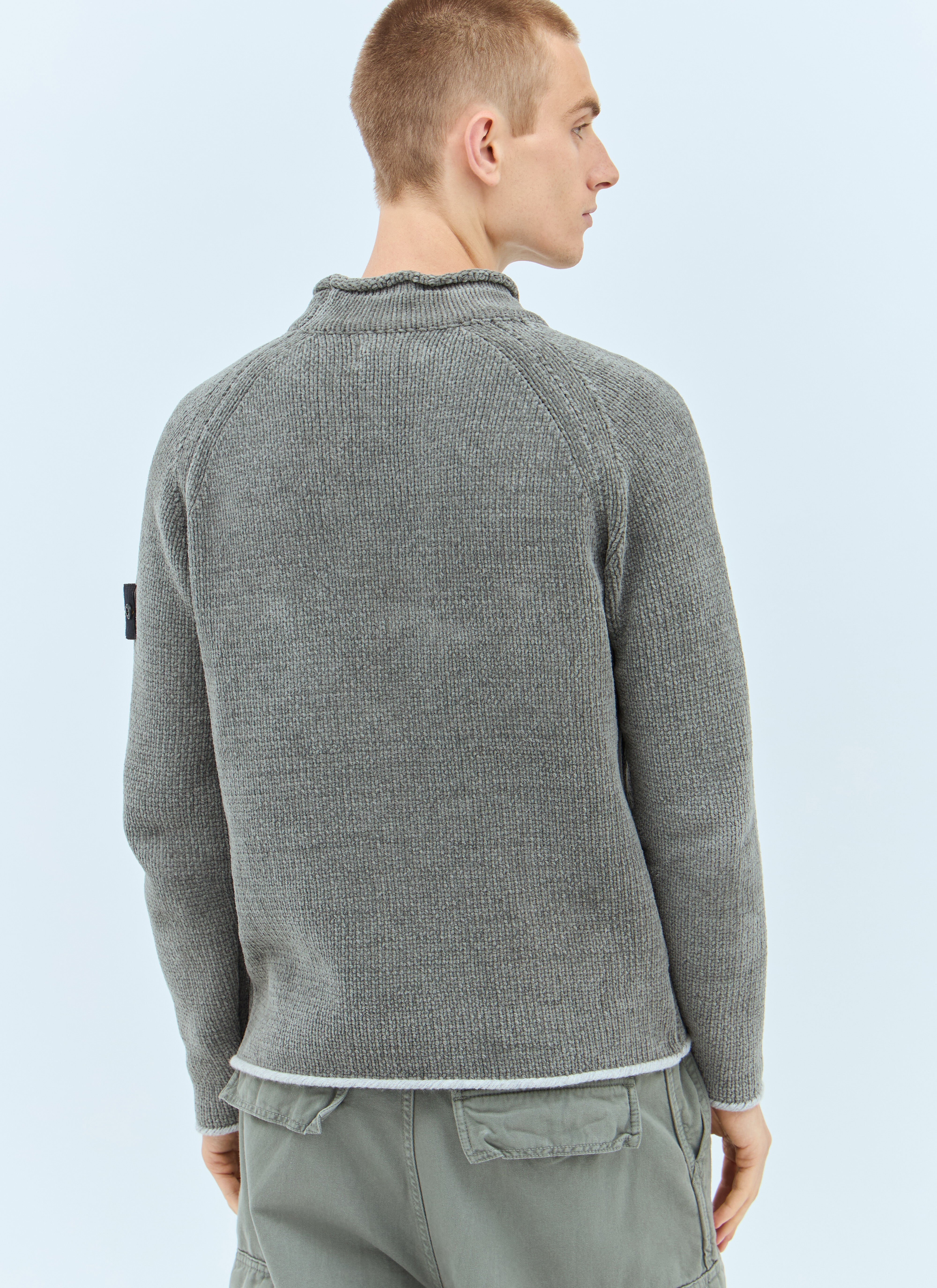 Stone Island Men s Logo Patch Sweater in Green LN CC