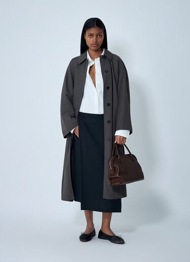 The Row Arwen Coat Brown row0262014