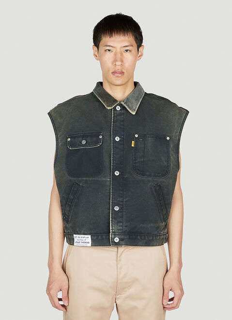 Gallery Dept. Logan Vest Jacket White gdp0152009