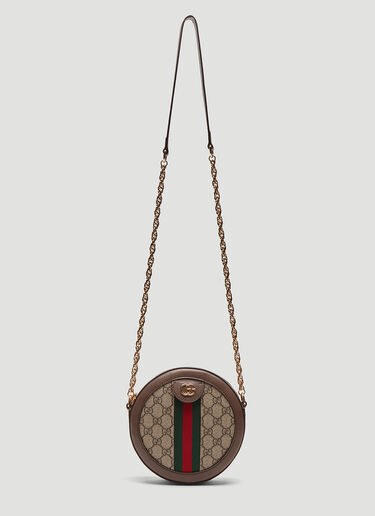 Gucci Ophidia Mini GG Round Shoulder Bag Brown guc0235008