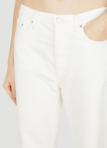 TOTEME Twisted Seam Jeans White tot0251029