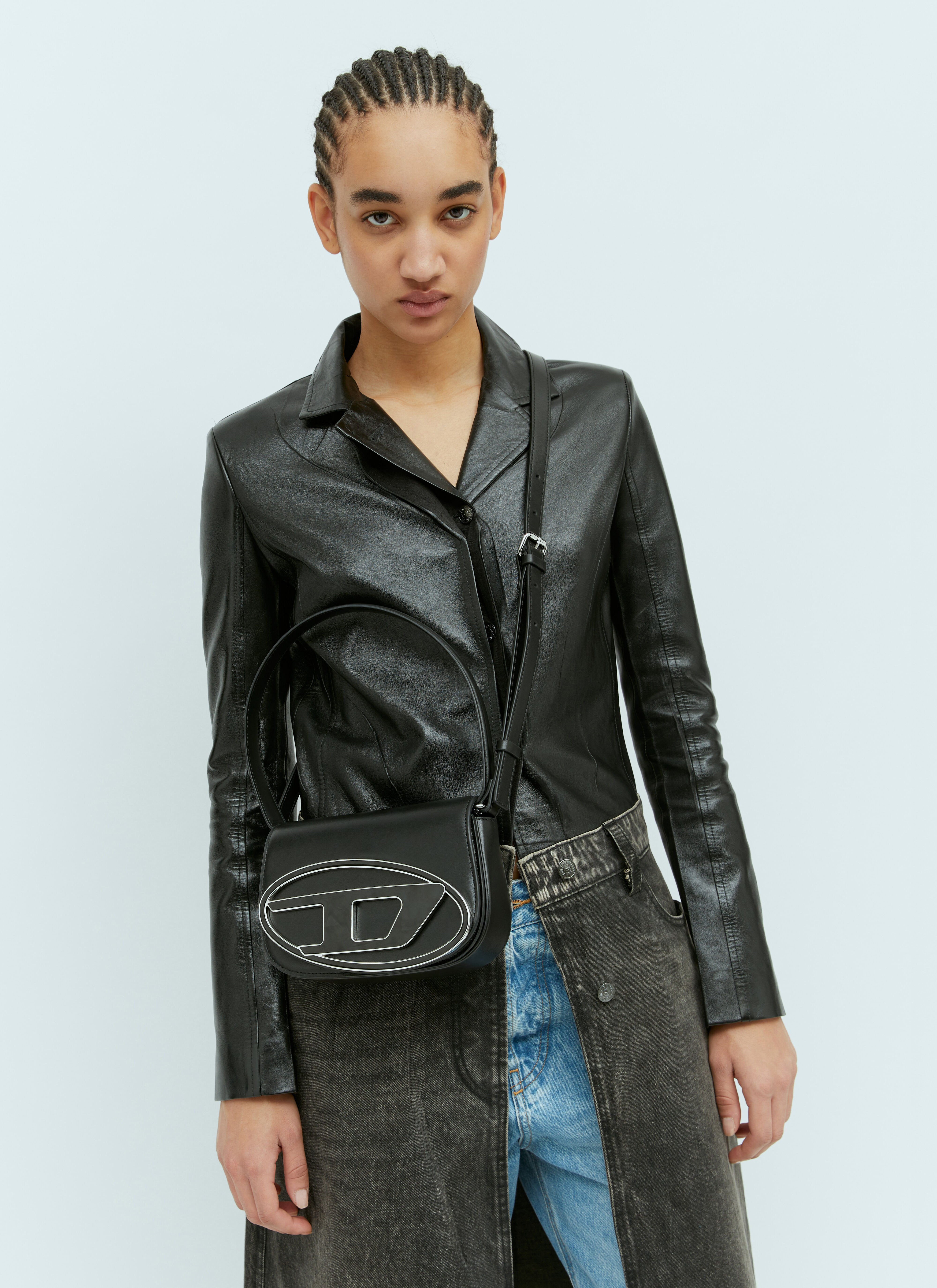 Diesel 1DR Shoulder Bag in Black fur Damen LN CC