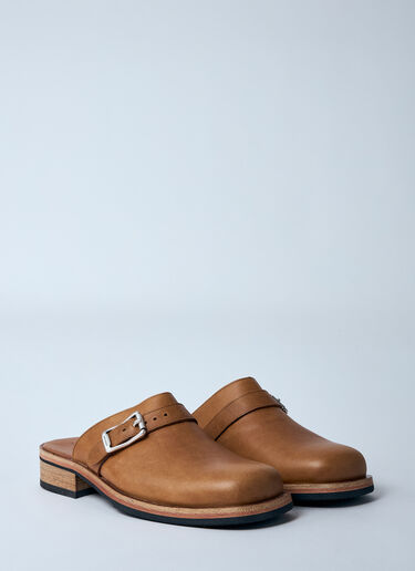Our Legacy Camion Mules Brown our0360017