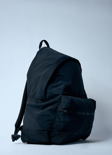 Stone Island Logo Patch Backpack Black sto0160058
