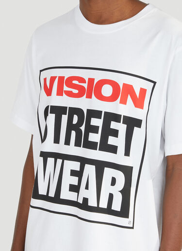 Vision Street Wear OG 박스 로고 티셔츠 화이트 vsw0150002