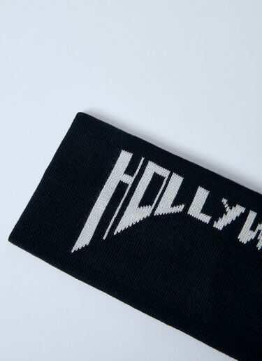 Rick Owens DRKSHDW Logo Motif Headband Black drk0160031