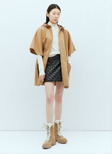 Moncler 퀼팅 마감 미니스커트 블랙 mon0257033