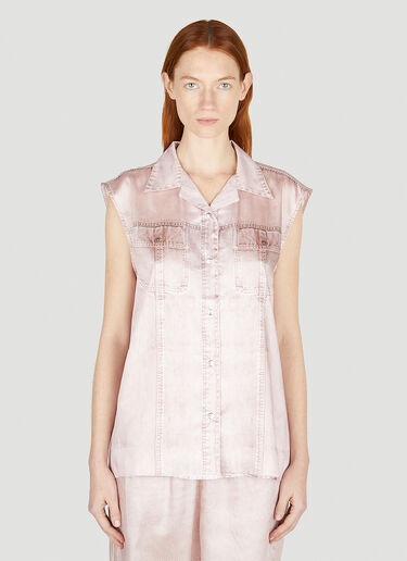 Diesel C-Mohja Denim Sleeveless Shirt Pink dsl0252001