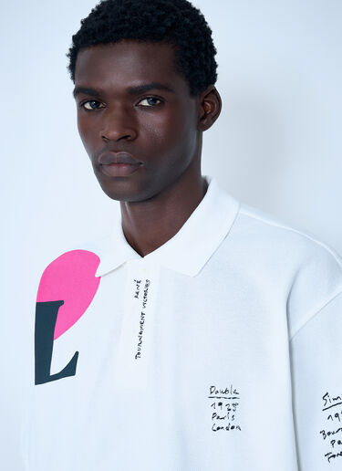 Lacoste Logo Motif Polo Shirt White lac0162004