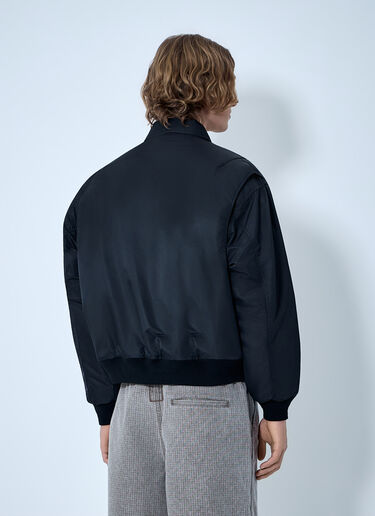 Brain Dead Collared Zip-Front Jacket Black bra0164008