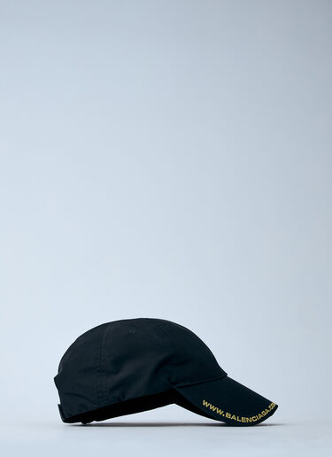 Logo Motif Baseball Cap Balenciaga Logo Motif Baseball Cap Black bal0160024