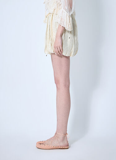 Mini Balloon Shorts Chloé Mini Balloon Shorts White chl0260041