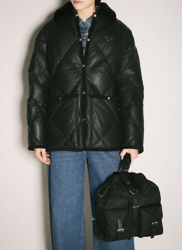 Prada Re-Nylon Medium Backpack Black pra0260040