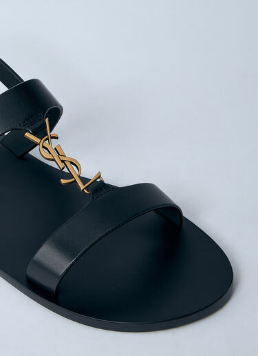 Saint Laurent Cassandra Sandals Black sla0160006