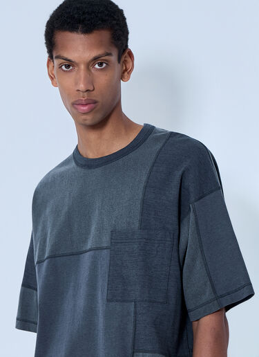Comme des Garçons Homme Patchwork Cotton T-Shirt Grey cdh0164007