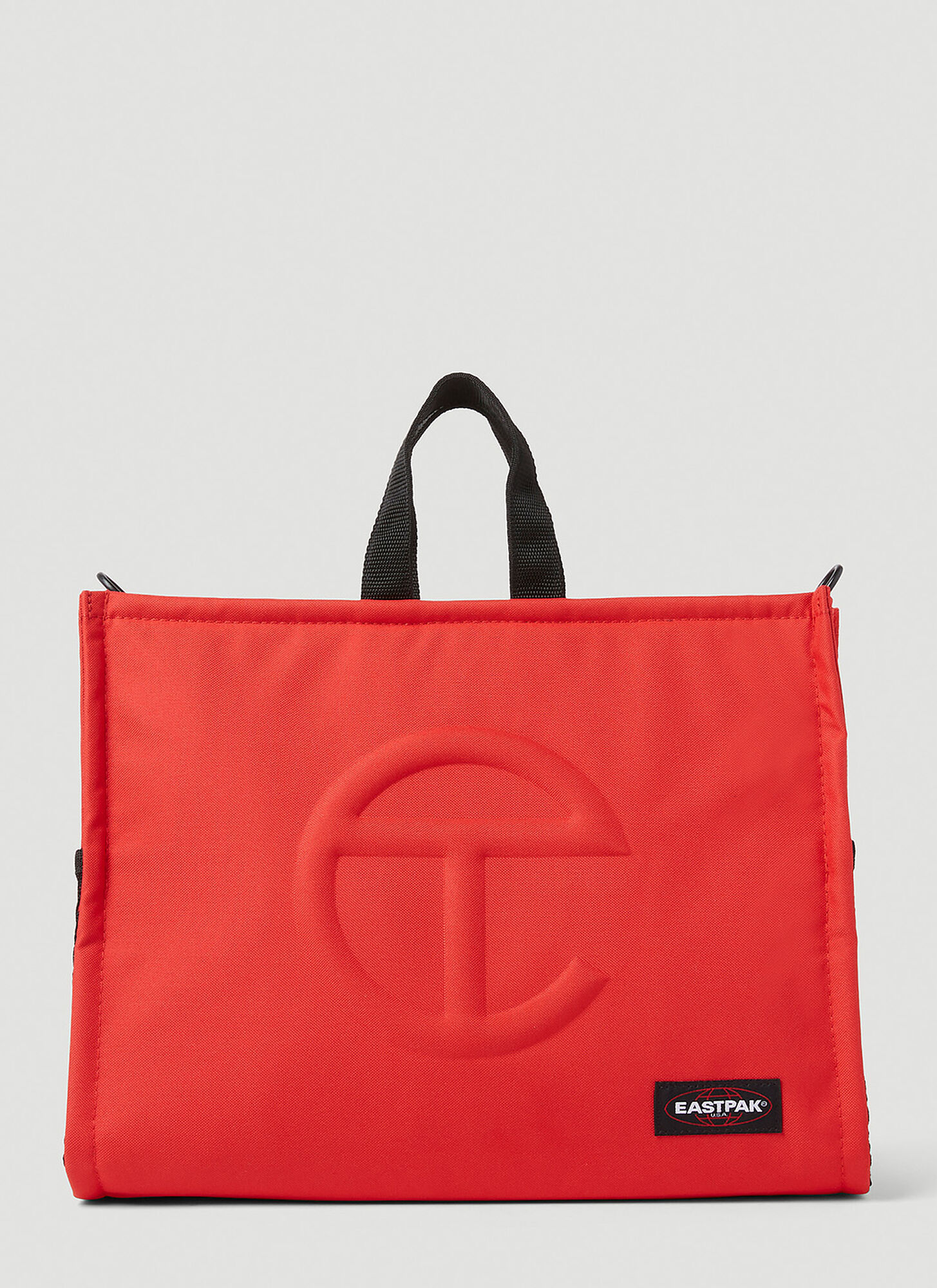 Eastpak X Telfar Shopper Convertible Medium Tote Bag In Red
