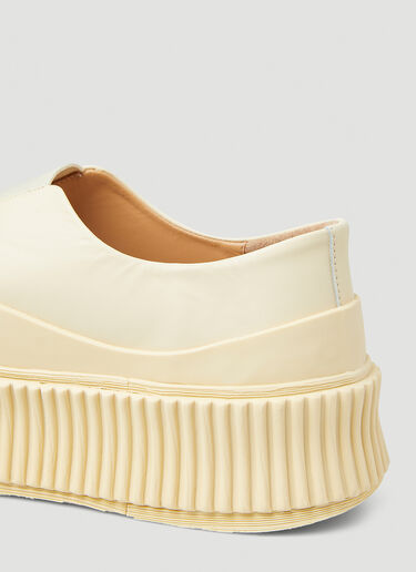 Jil Sander 硫化橡胶懒人运动鞋 乳白 jil0249030