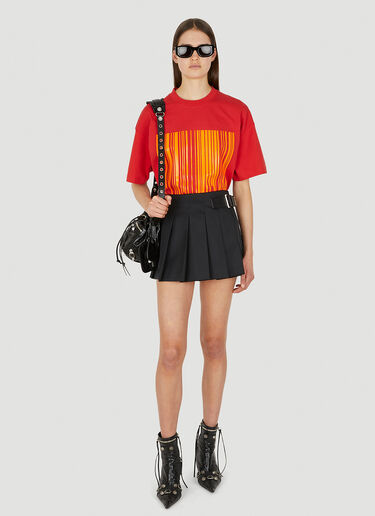 VTMNTS Dripping Barcode T-Shirt Red vtm0350010