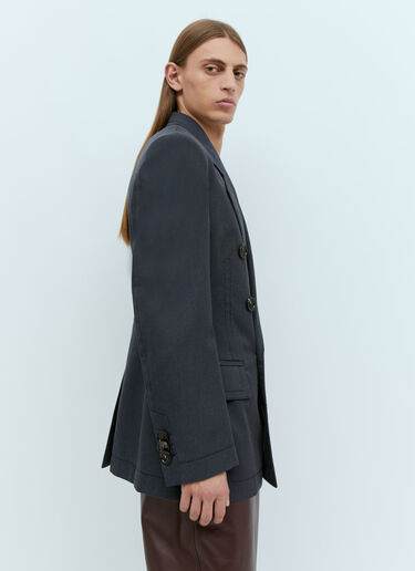 Bottega Veneta ウールツイルブレザー ブルー bov0155013