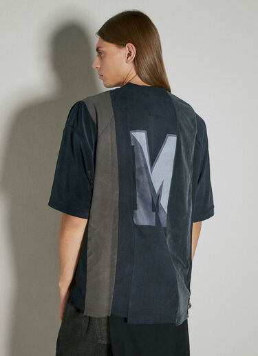 Maison Mihara Yasuhiro 그래픽 프린트 티셔츠 블랙 mmy0154004